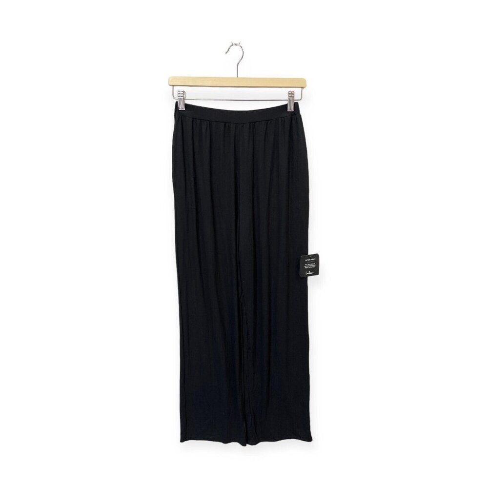 Lulus Black Wide Leg Pants Size S Small High Waisted